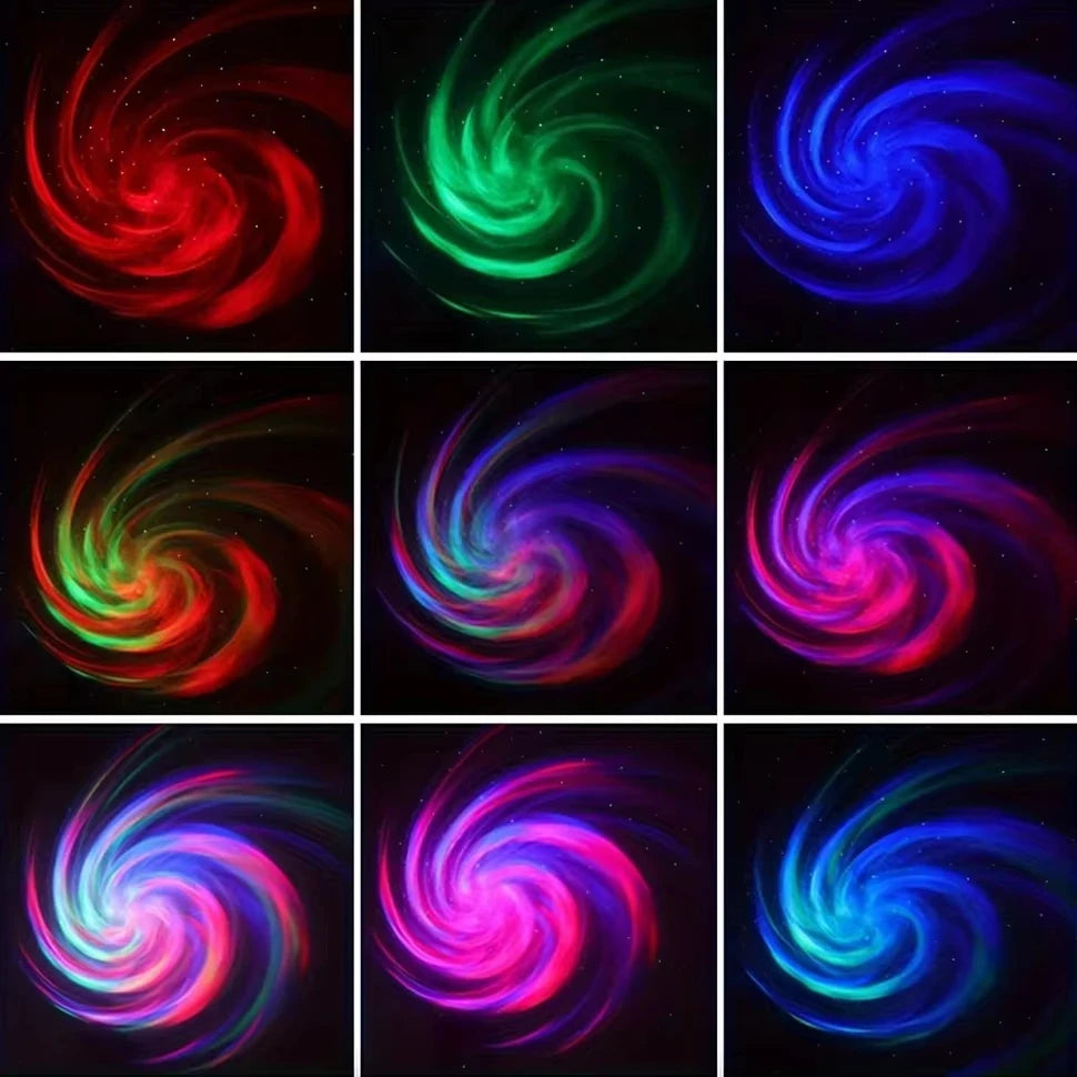 Colorful LED Galaxy Projector
